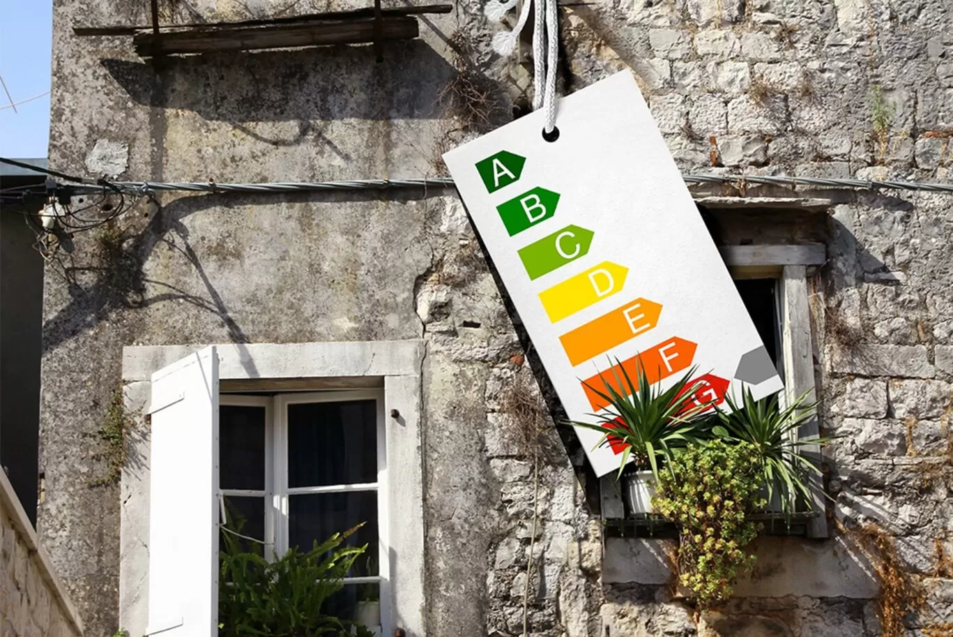 energy efficiency sign on building