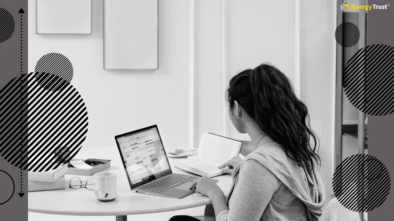 woman working at computer