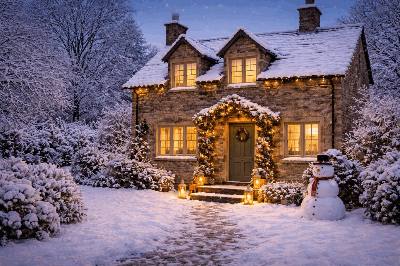 Wintery House