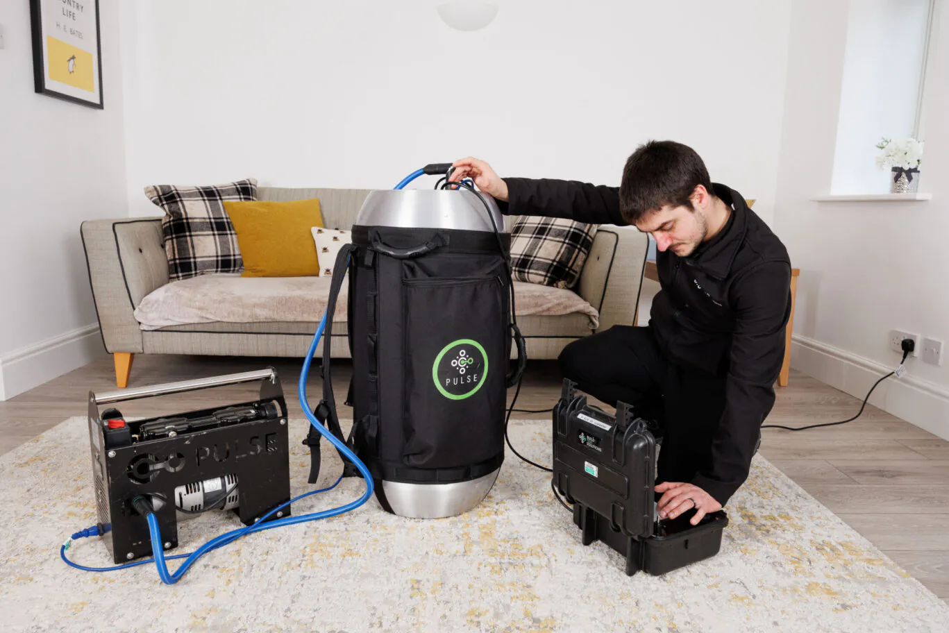 Pulse air tightness test