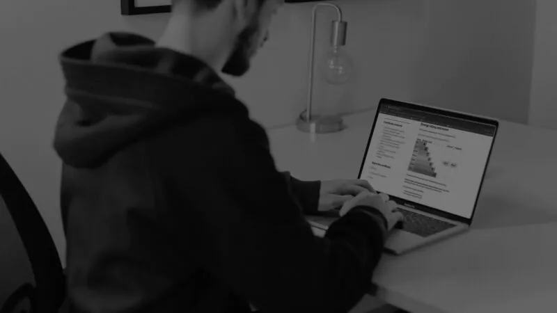 Energy Performance Certificate (EPC) on a laptop on a table