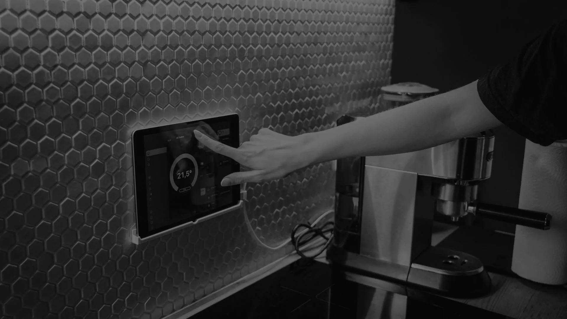 Thermostat press B&W